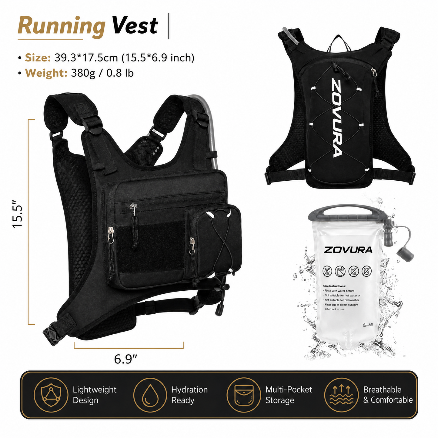 Zovura Hydration Vest™